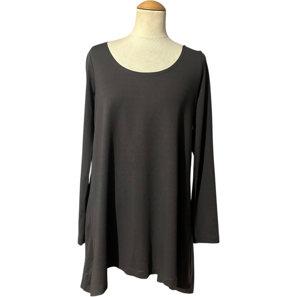 Bryn Walker Tunic Top Longsleeve Gray XS
